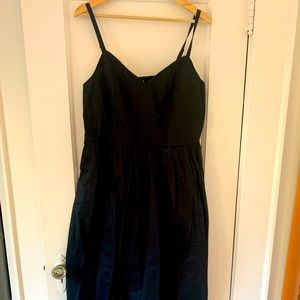 Old Navy Large Tall NWT Cotton-Poplin Cami Maxi Swing Dress